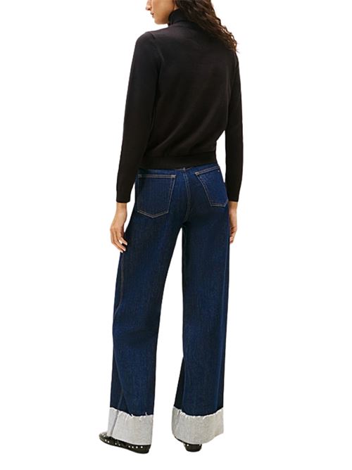 Maglioncino dolcevita in cotone Tommy Jeans | DW0DW21672BDS